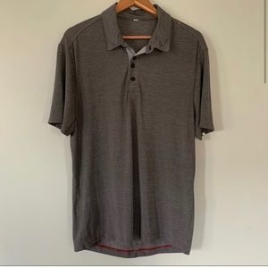 Lululemon Men’s Lightweight Tech Polo • 4 Button Placket, Vented • Large